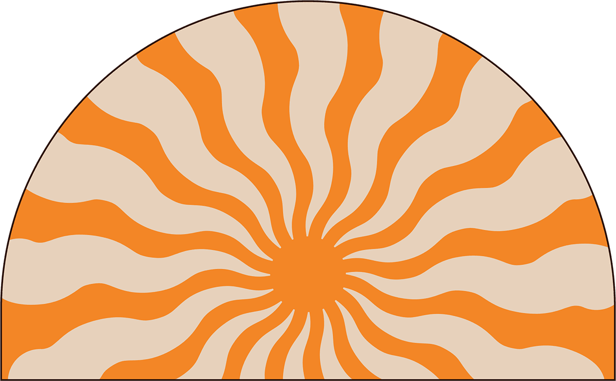 Orange wave background image