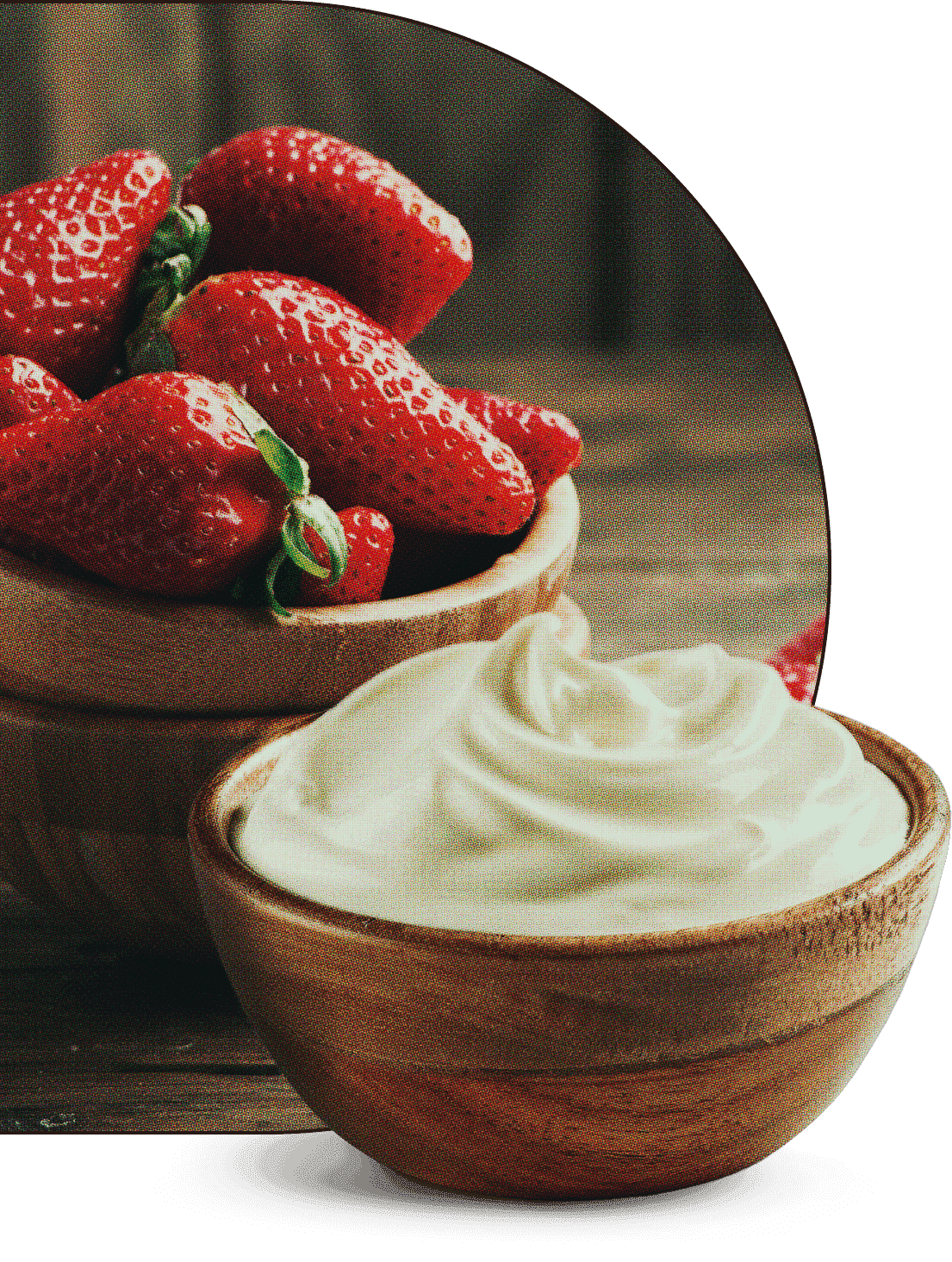 ingredient of strawberry yogurt cream