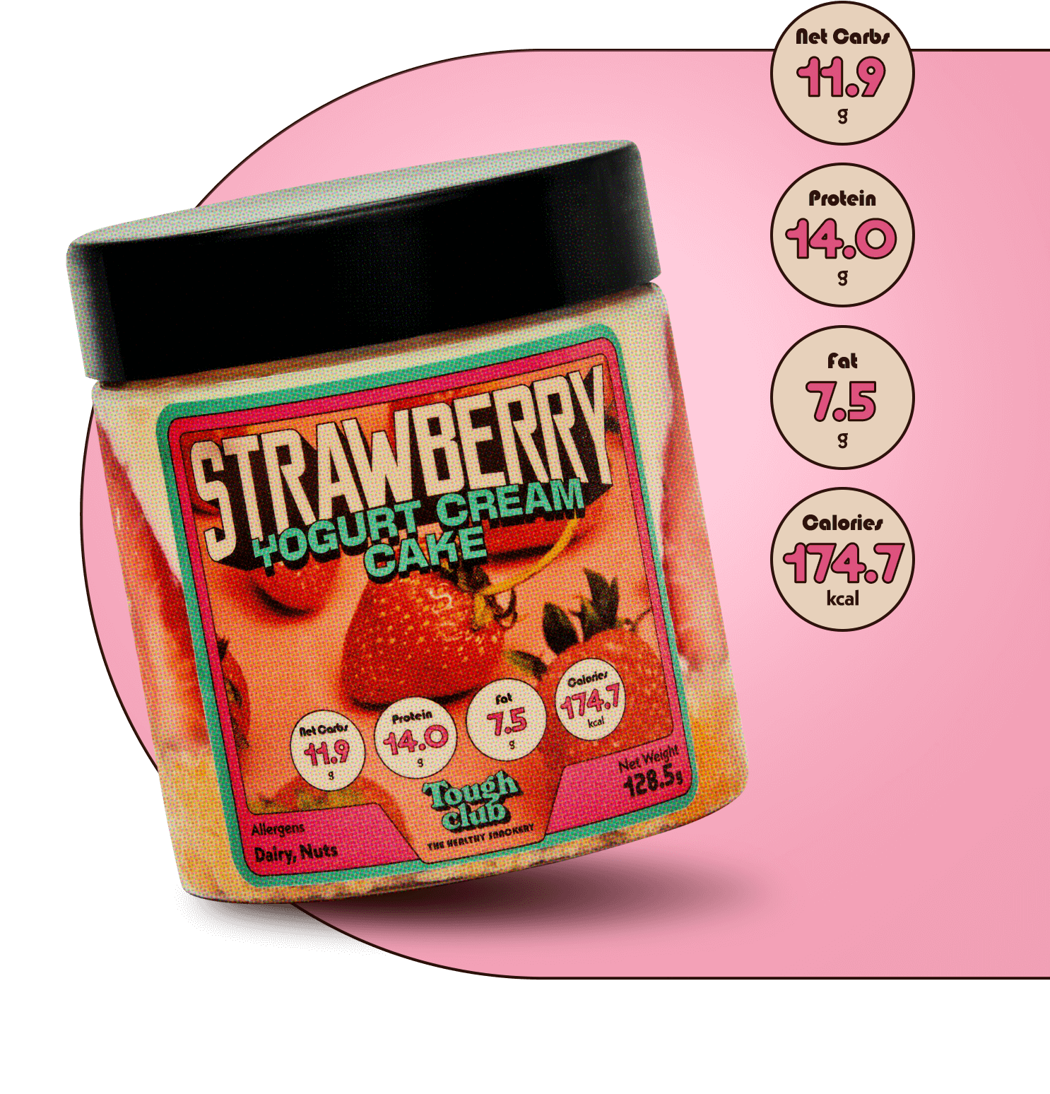 Product image of strawberry yoghurt cream