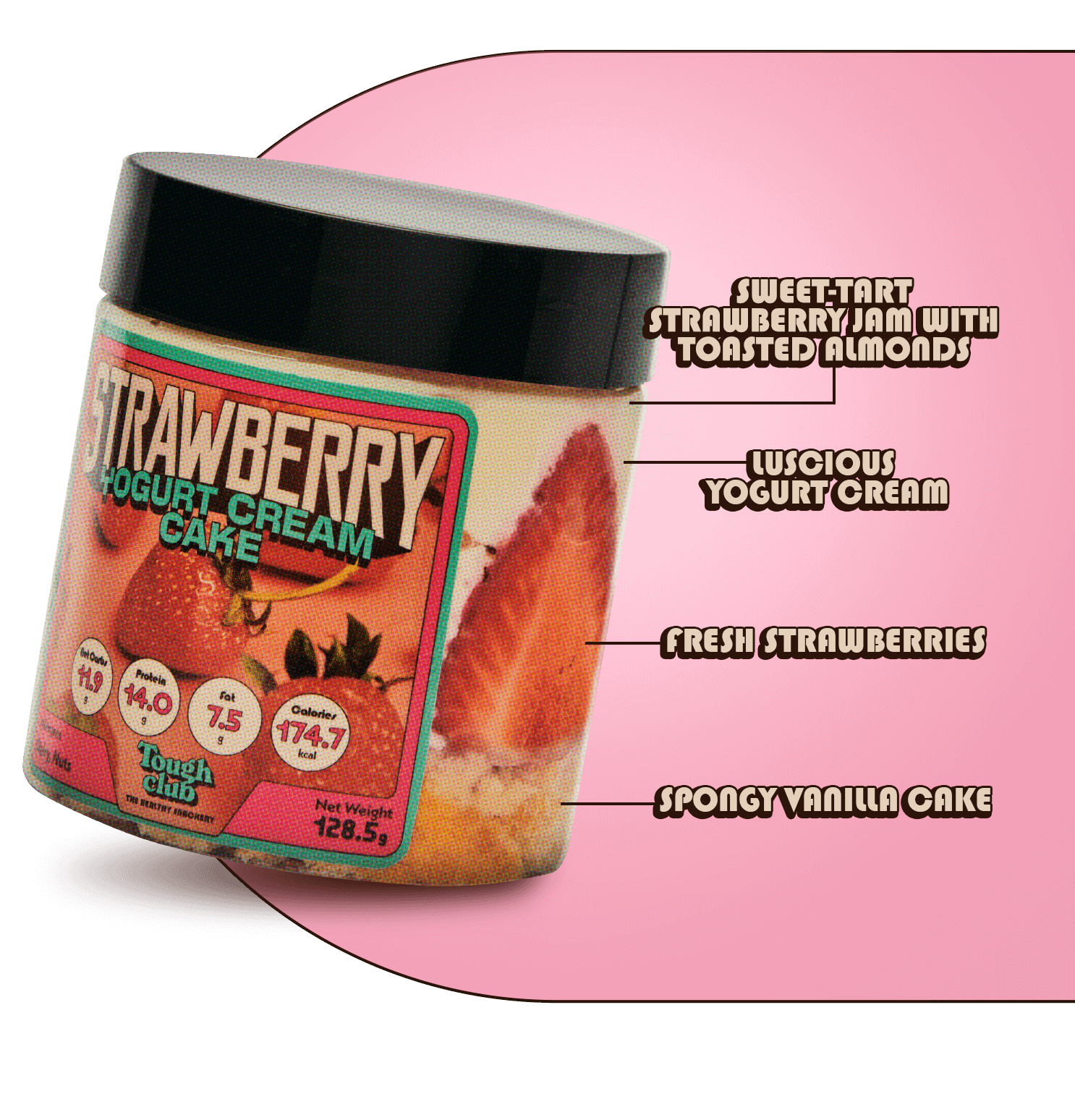 Product image of strawberry yoghurt cream